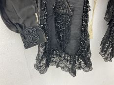 Victorian three piece mourning dress
