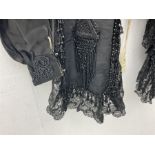 Victorian three piece mourning dress