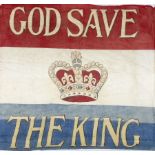 Edward VII God Save The King banner