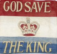Edward VII God Save The King banner