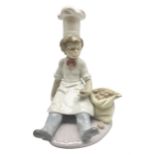 Lladro figure Chef's Apprentice