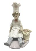 Lladro figure Chef's Apprentice