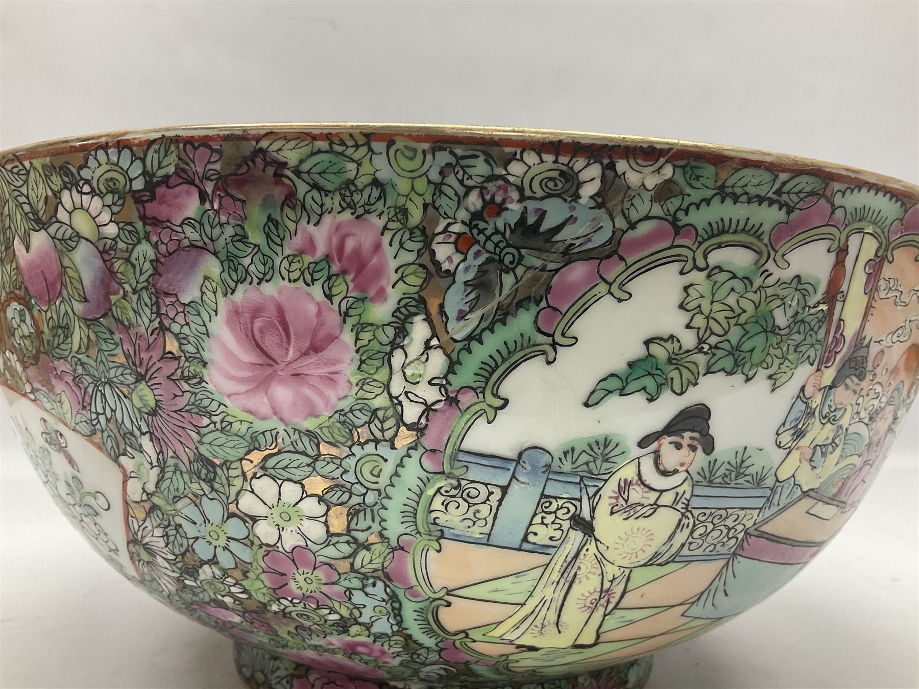 Chinese Famille Rose bowl - Image 6 of 13