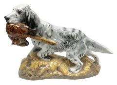 Royal Doulton model of an English setter carrying a pheasant
