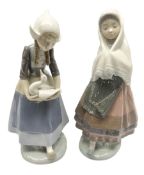 Two Lladro figures