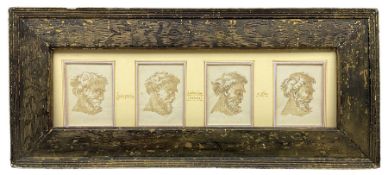 English School (19th century): Classical Head Studies