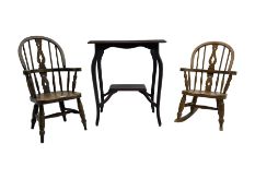 Two child's Windsor chairs