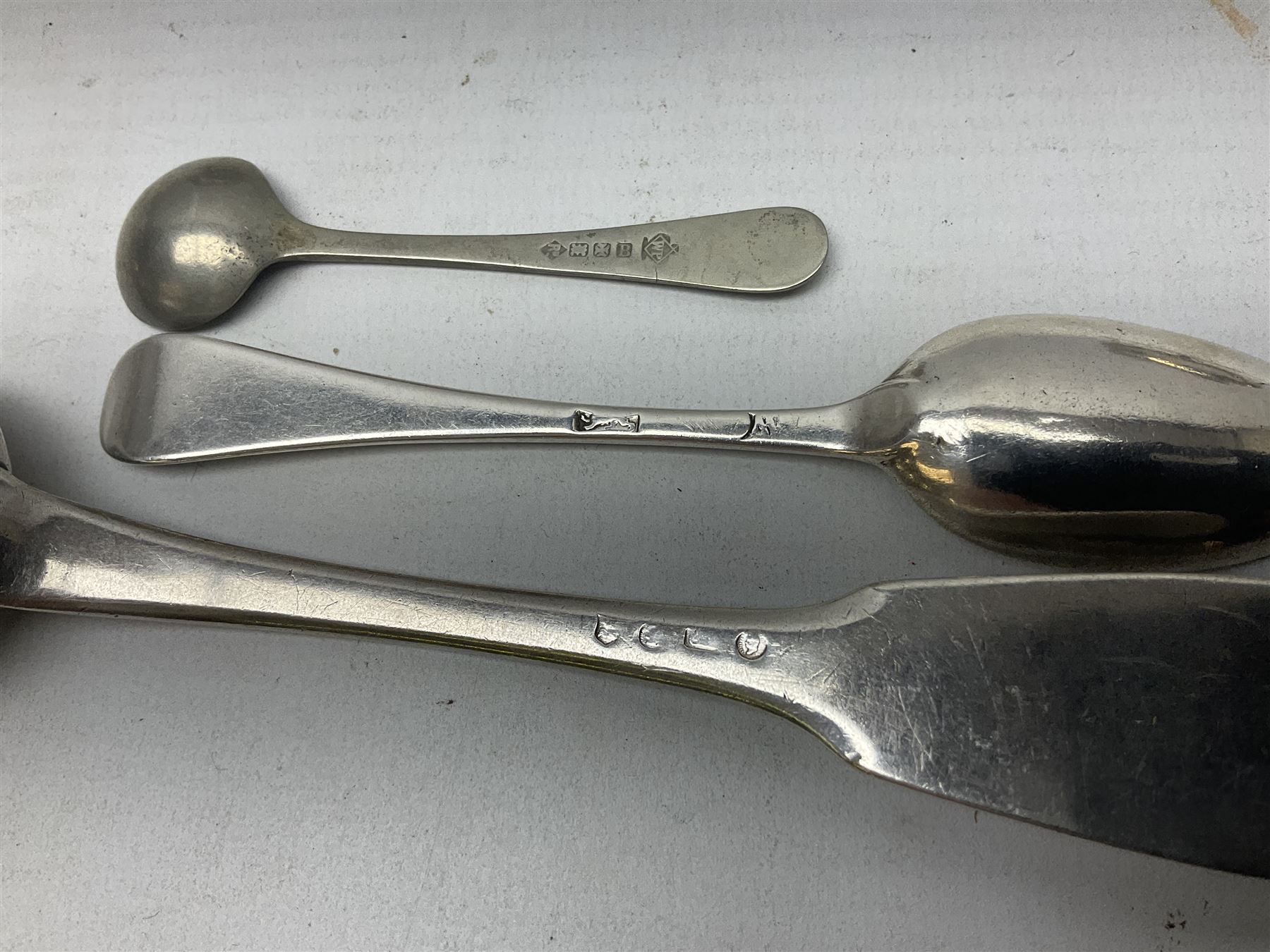 Pair of early 20th century silver open salts - Image 6 of 6