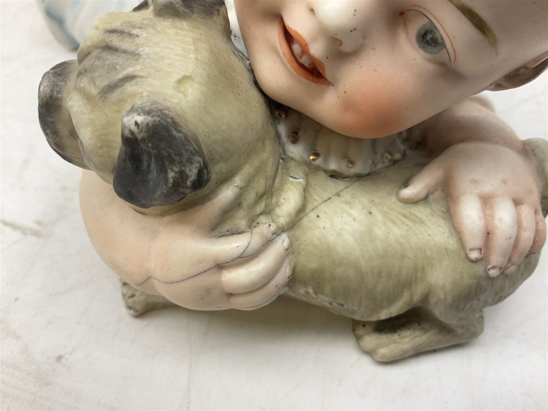 Royal Dux porcelain figure of shepherd boy and his dog with impressed number 2261 - Image 8 of 12