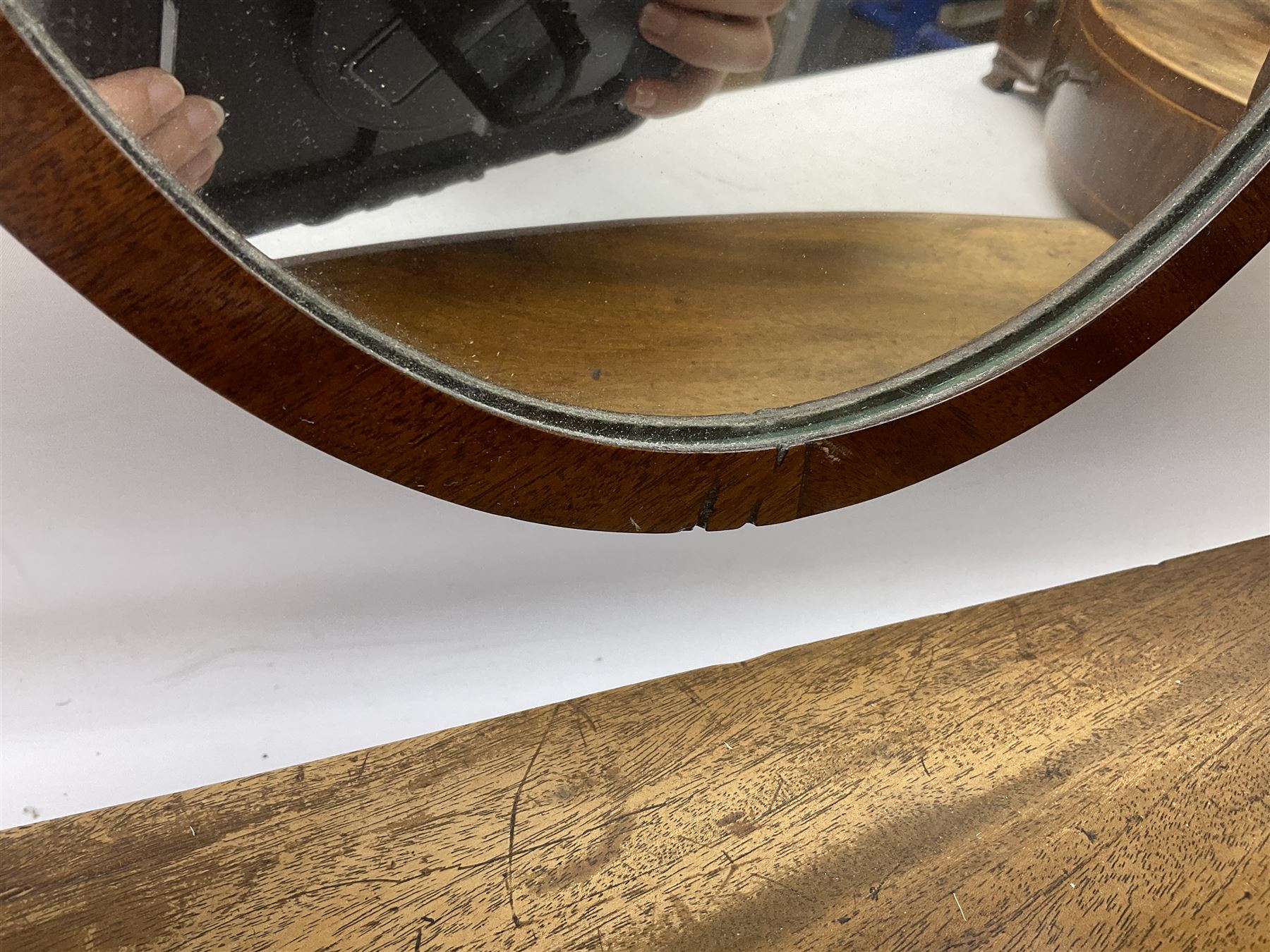 Two 19th century mahogany dressing table mirrors - Image 2 of 10