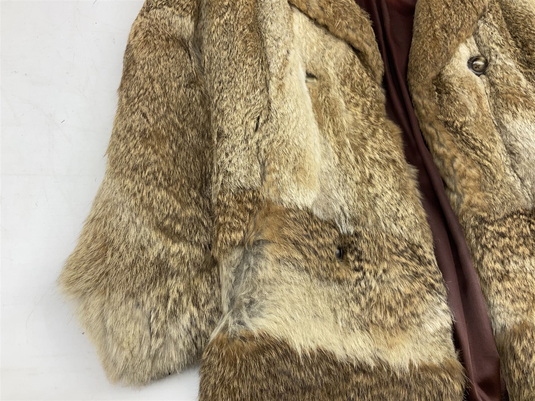 Ladies three quarter length fur coat - Image 4 of 9