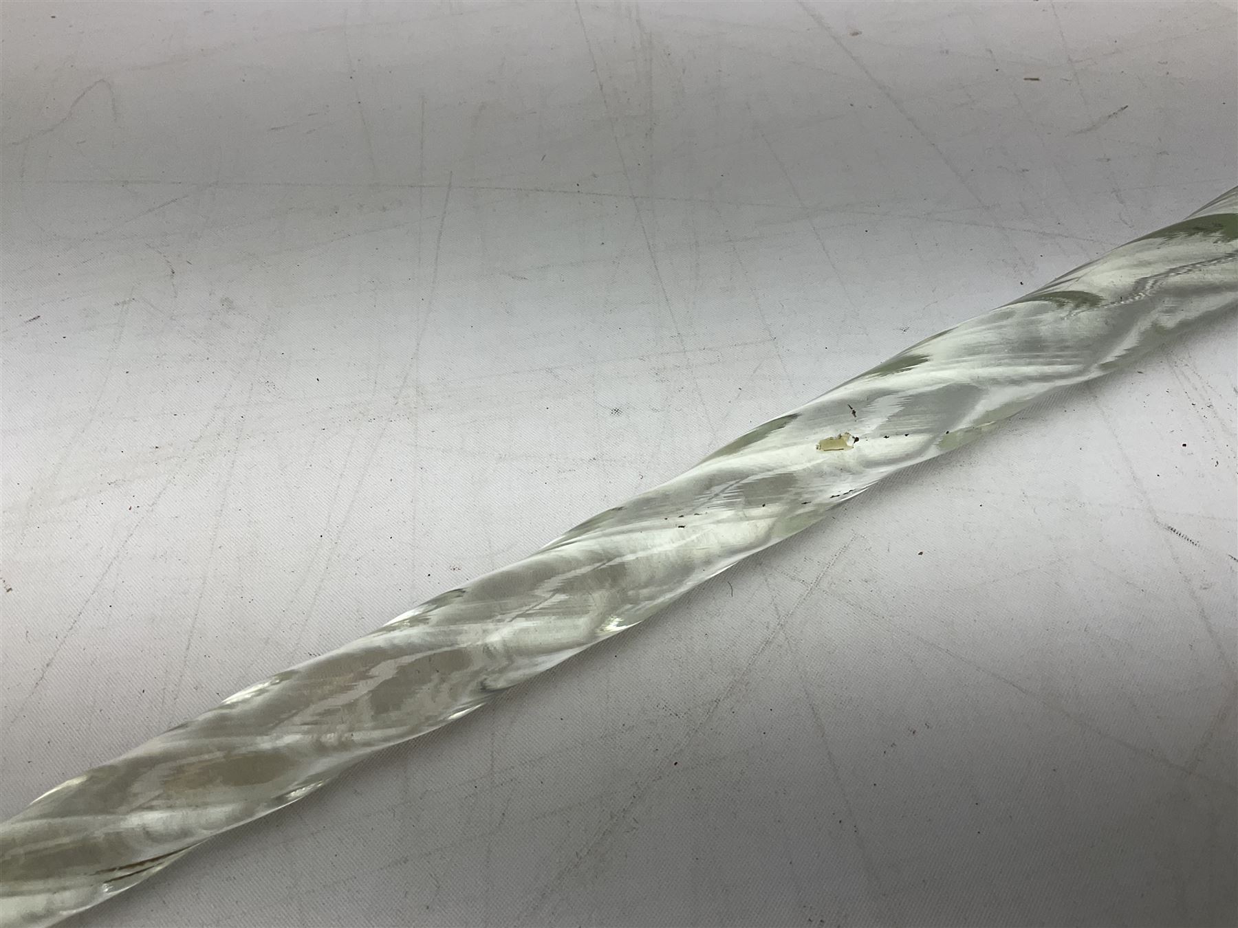 Clear glass frigger cane - Image 4 of 7