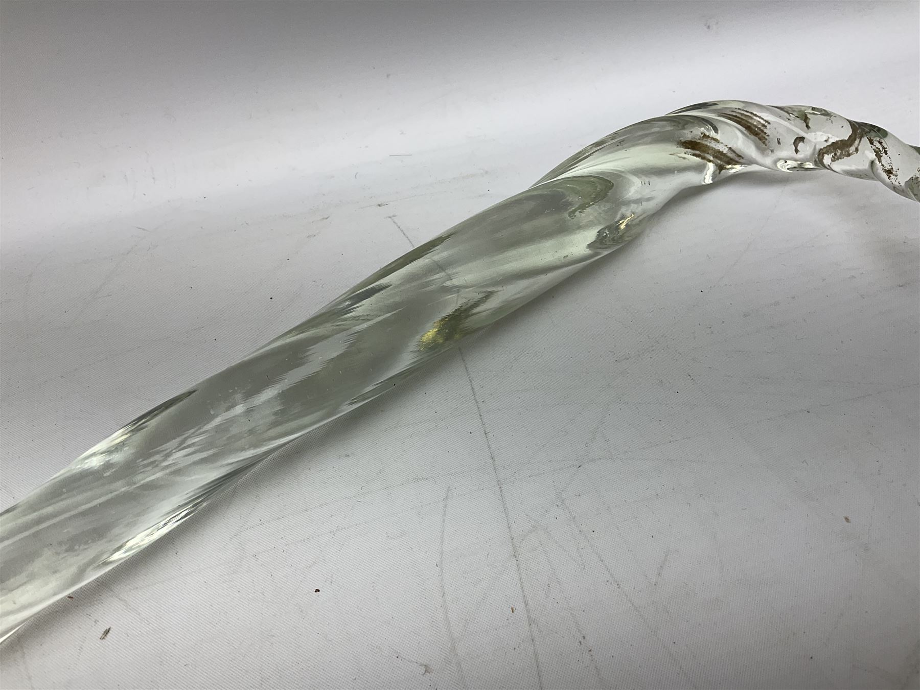 Clear glass frigger cane - Image 5 of 7