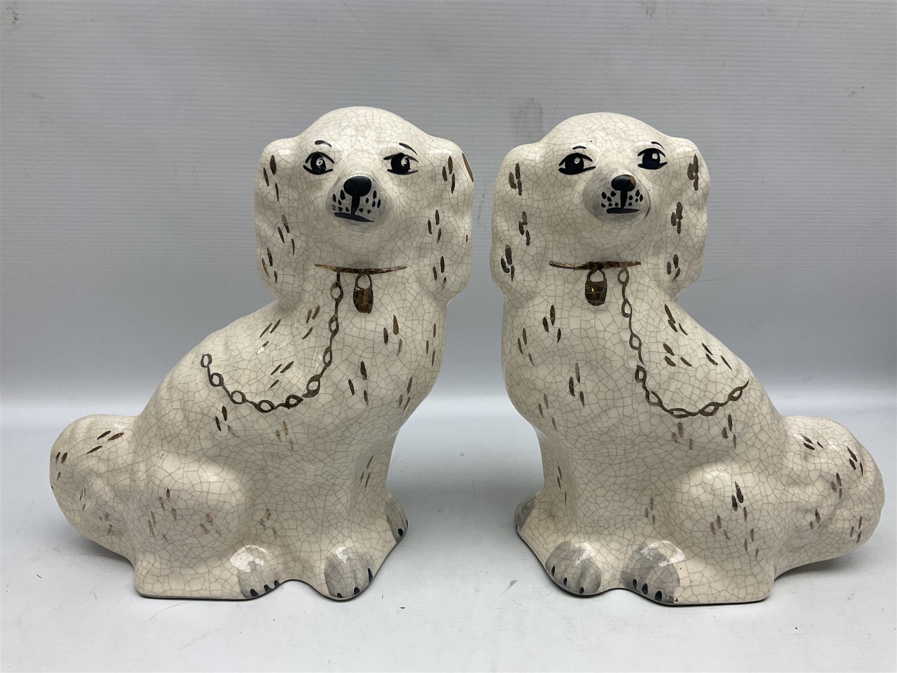 Three sets of Staffordshire style dogs - Image 7 of 8