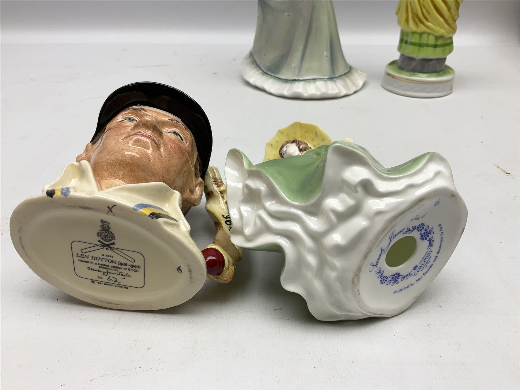 Collection of figures to include Royal Doulton limited edition Len Hutton jug - Image 5 of 6