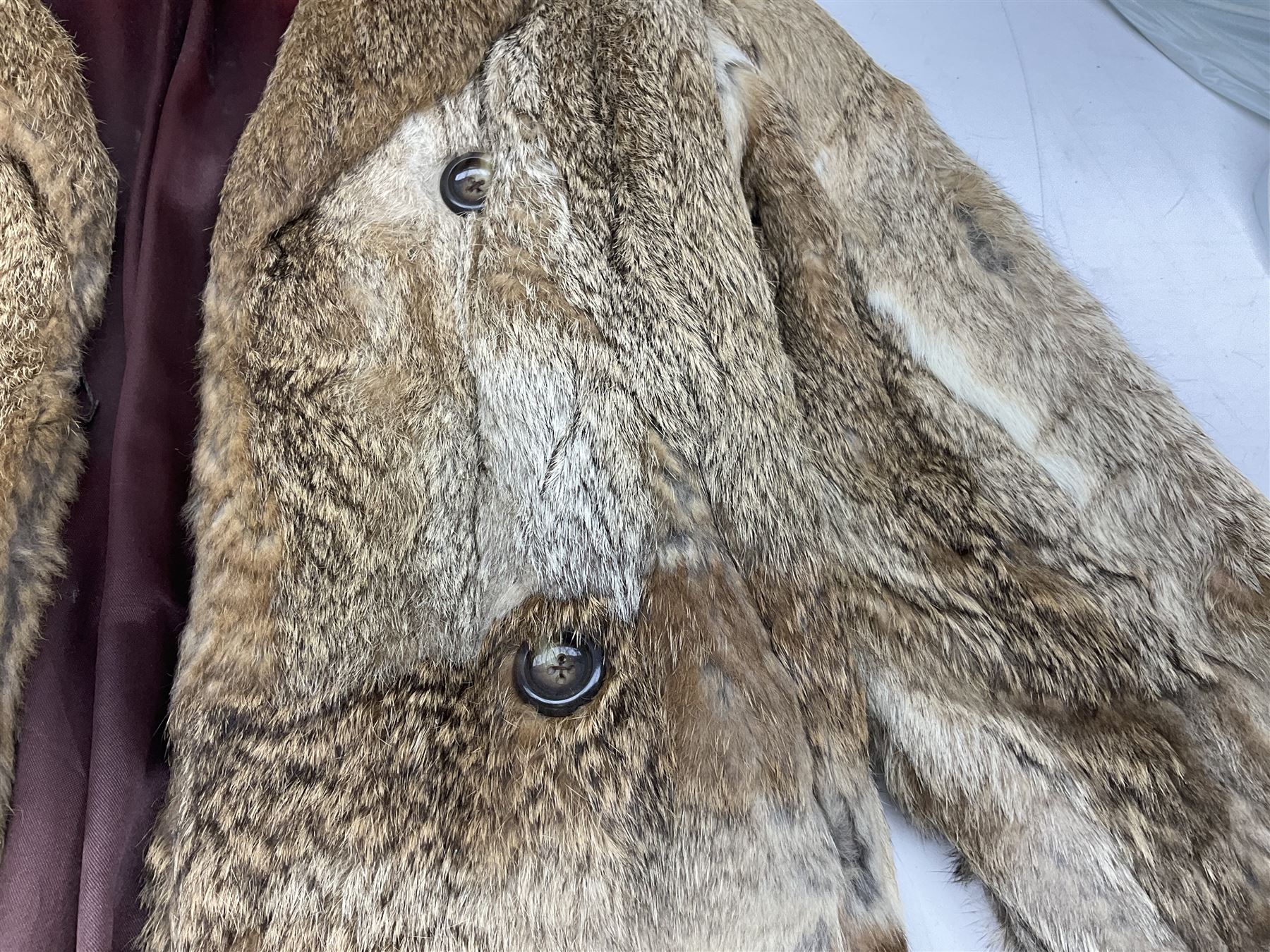 Ladies three quarter length fur coat - Image 3 of 9