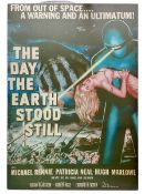 Large poster on canvas of 'The Day the Earth Stood Still' 120cm x 85cm