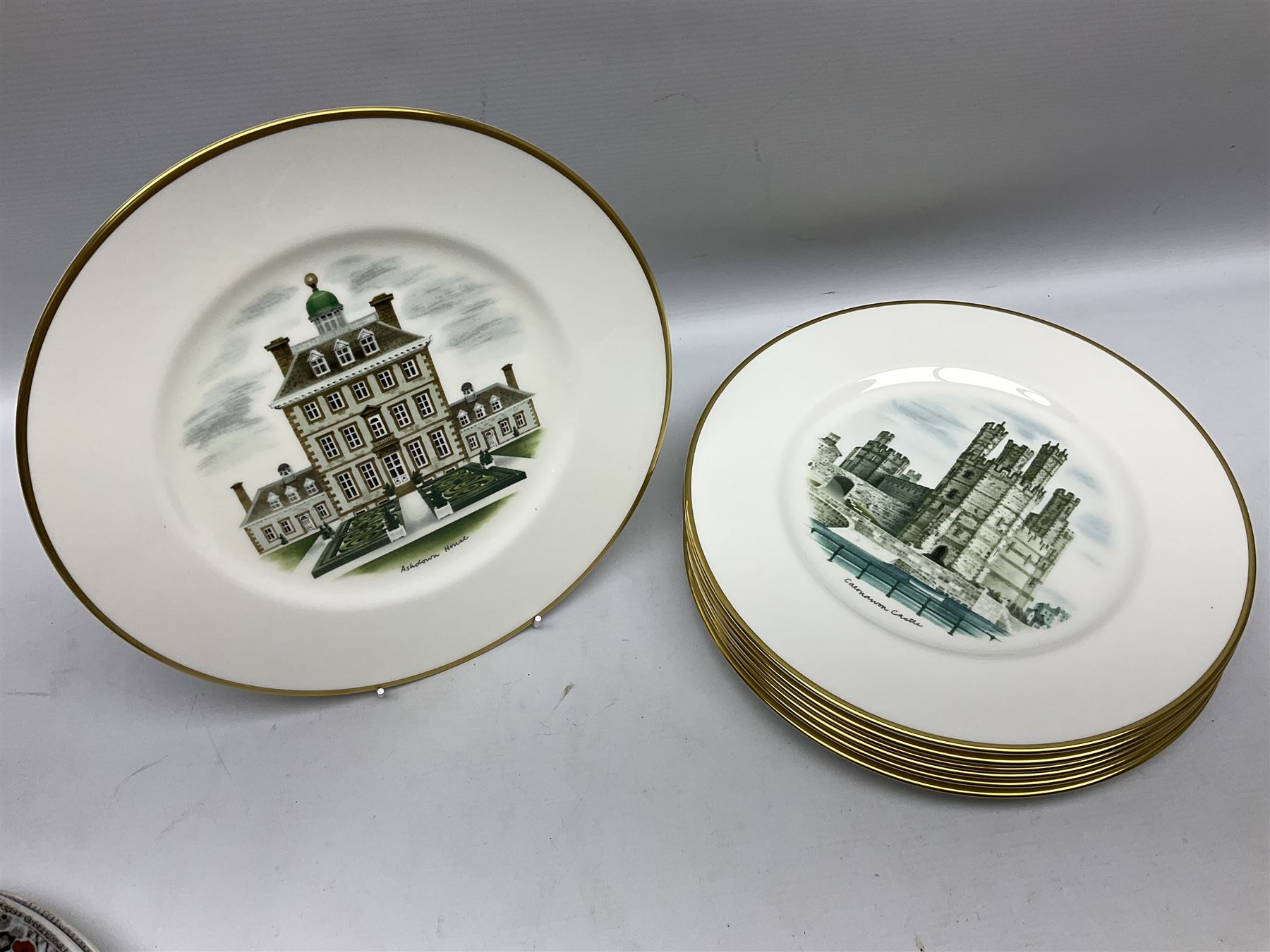 Pair of 19th century Ashworths Ironstone meat plates - Image 4 of 7