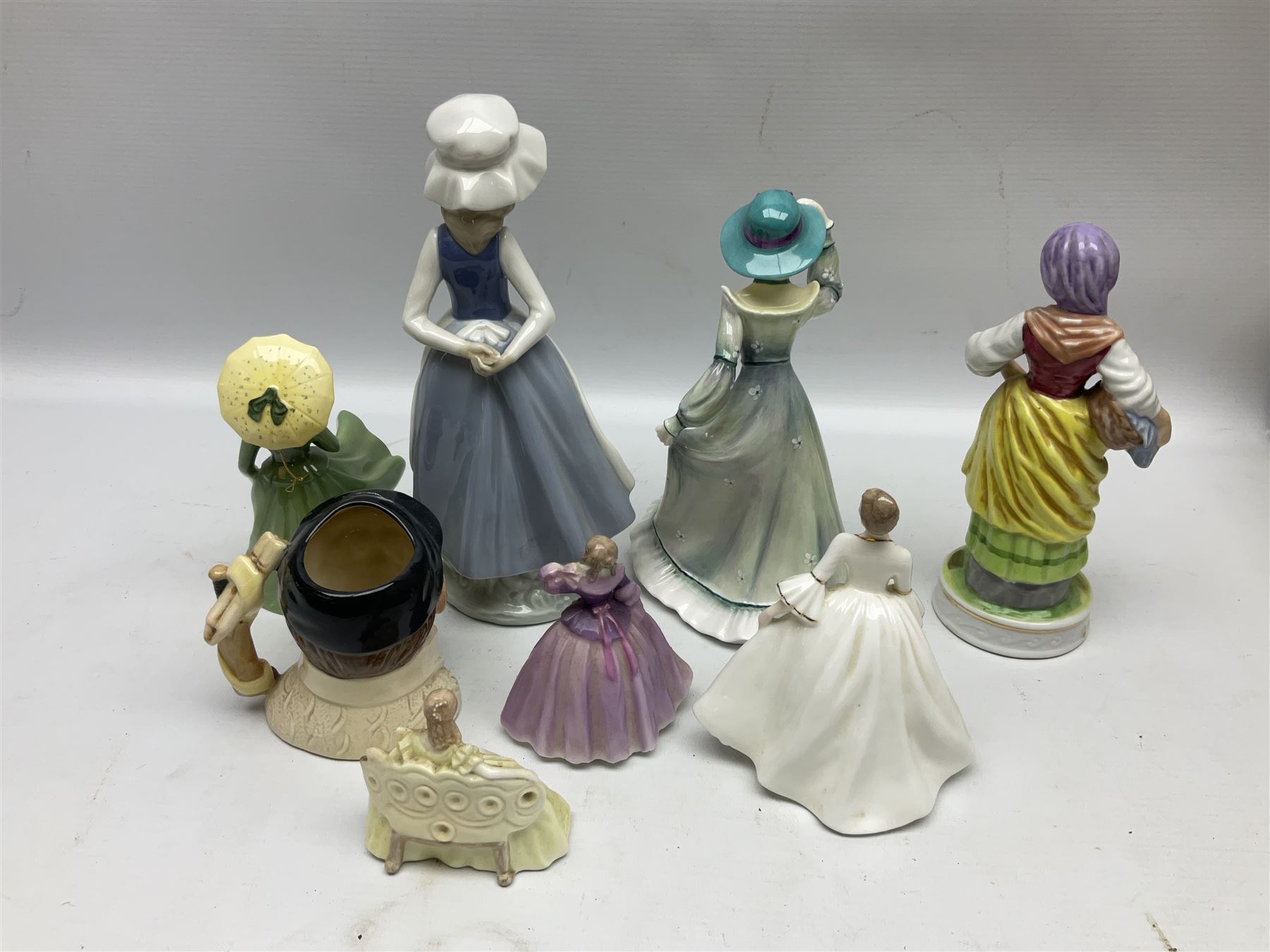 Collection of figures to include Royal Doulton limited edition Len Hutton jug - Image 2 of 6
