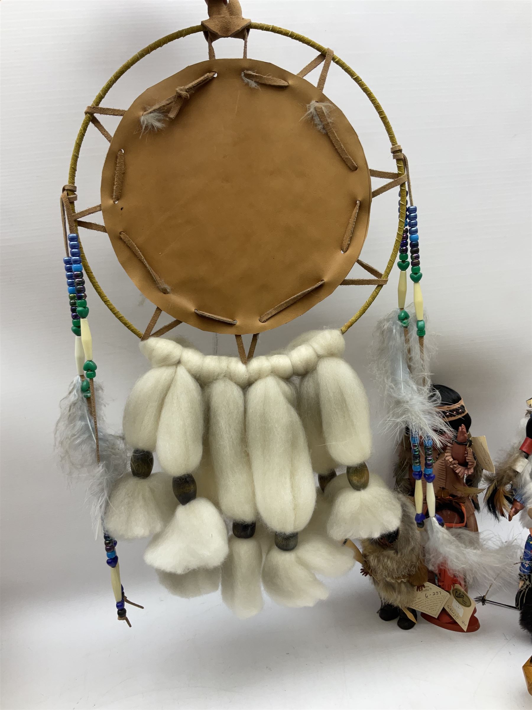 Collection of Native American sleep eye dolls to include approximately five Carlson examples - Image 8 of 9