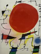 After Joan Miro (Spanish 1893-1983): Abstract Composition