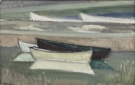 Scandinavian School (20th century): Abstract Boats