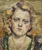 English School (Mid 20th century): Portrait of a Woman