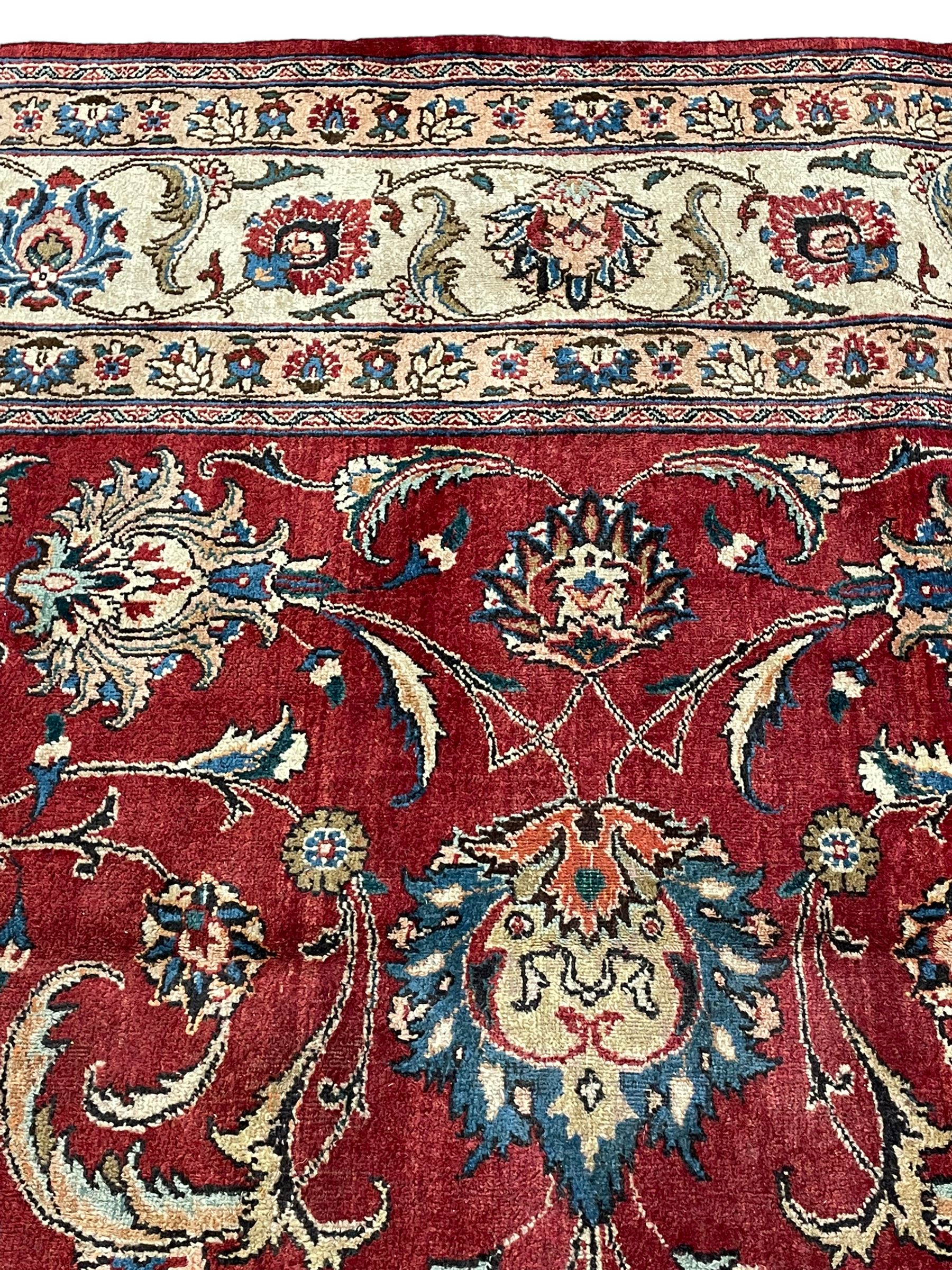 North East Persian signed meshed carpet - Image 4 of 8