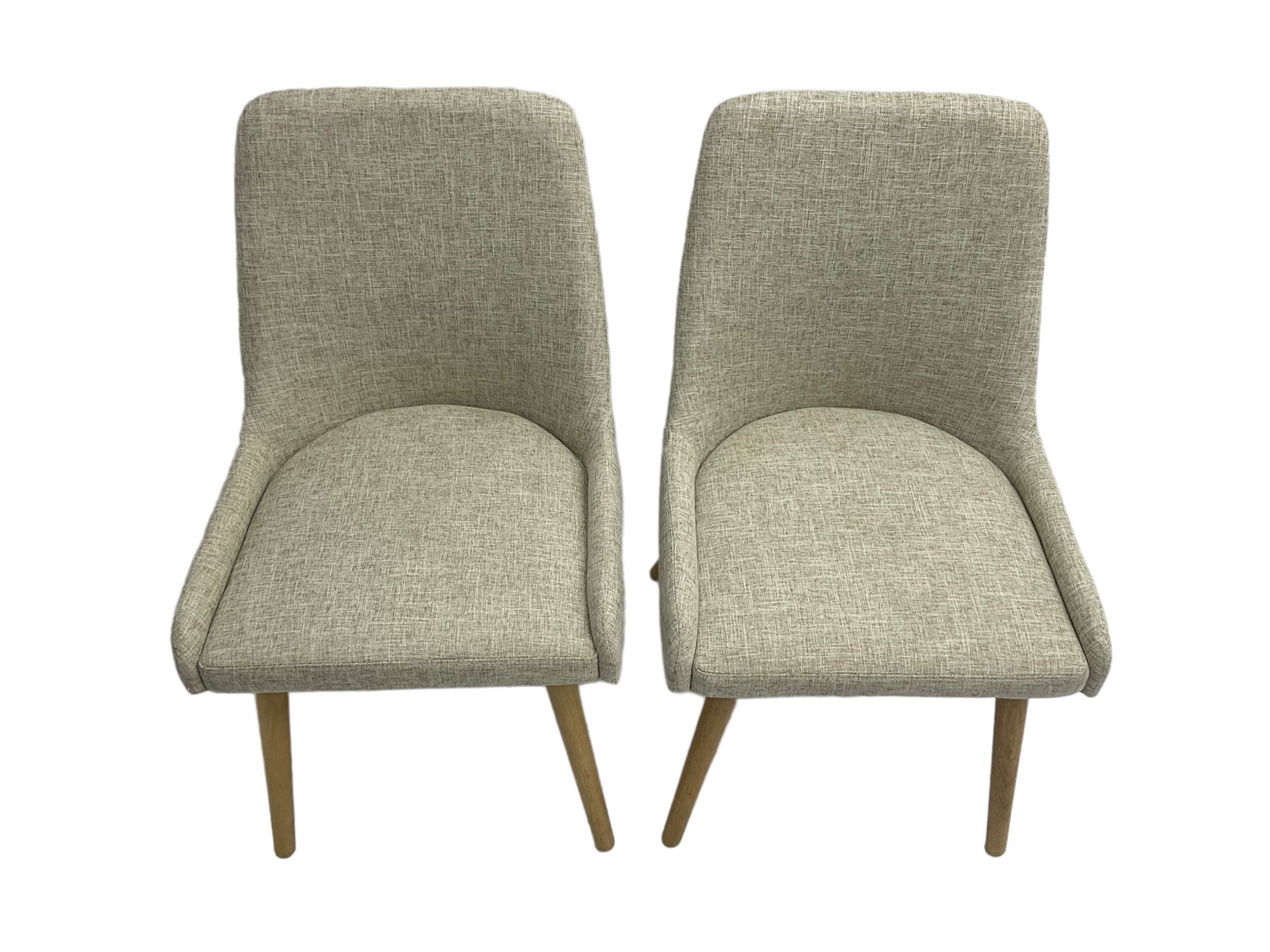 Pair contemporary side chairs - Image 6 of 7