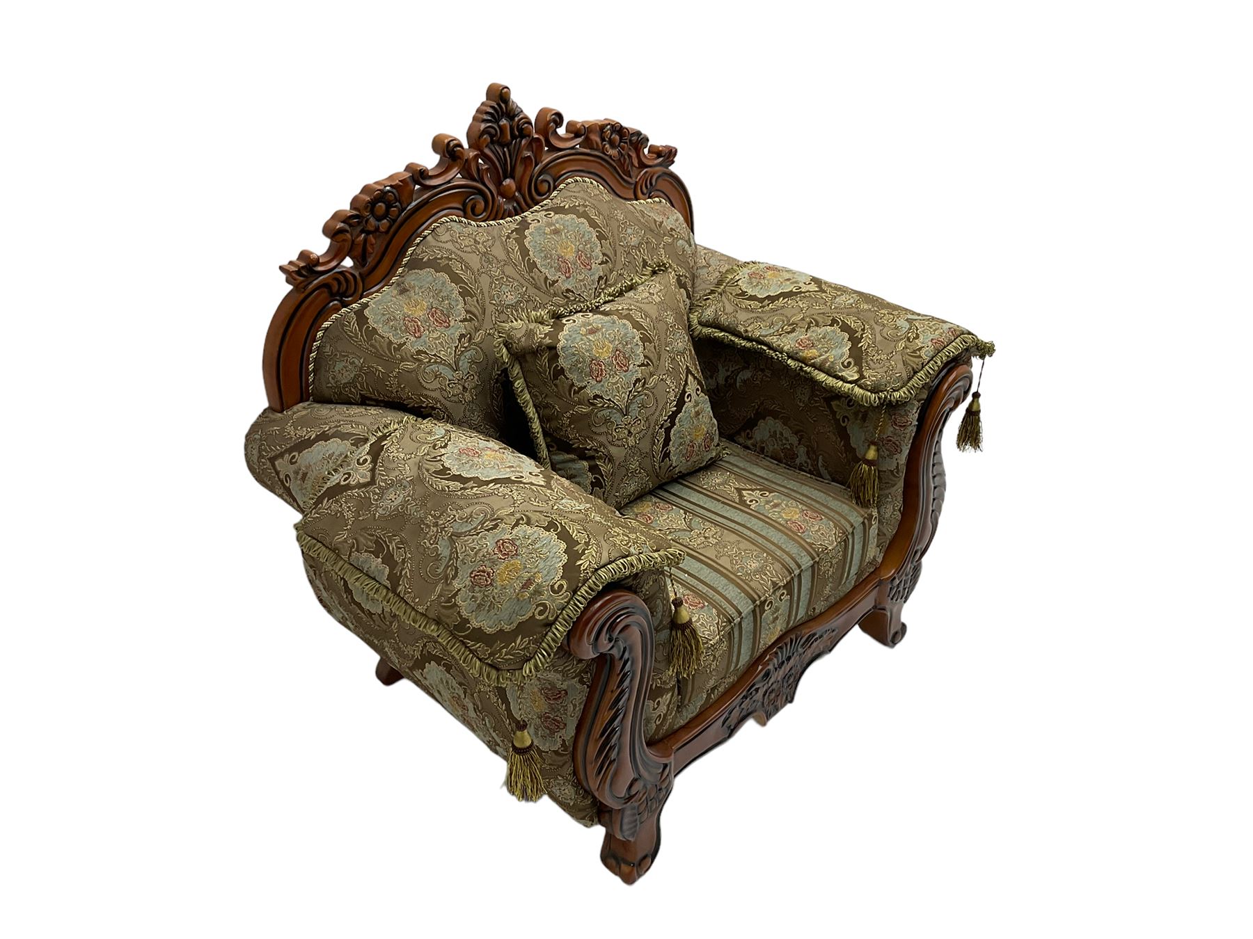 Italian Baroque design armchair - Image 4 of 6