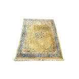 Large Chinese washed woollen carpet