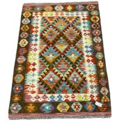 Chobi Kilim multi-colour rug