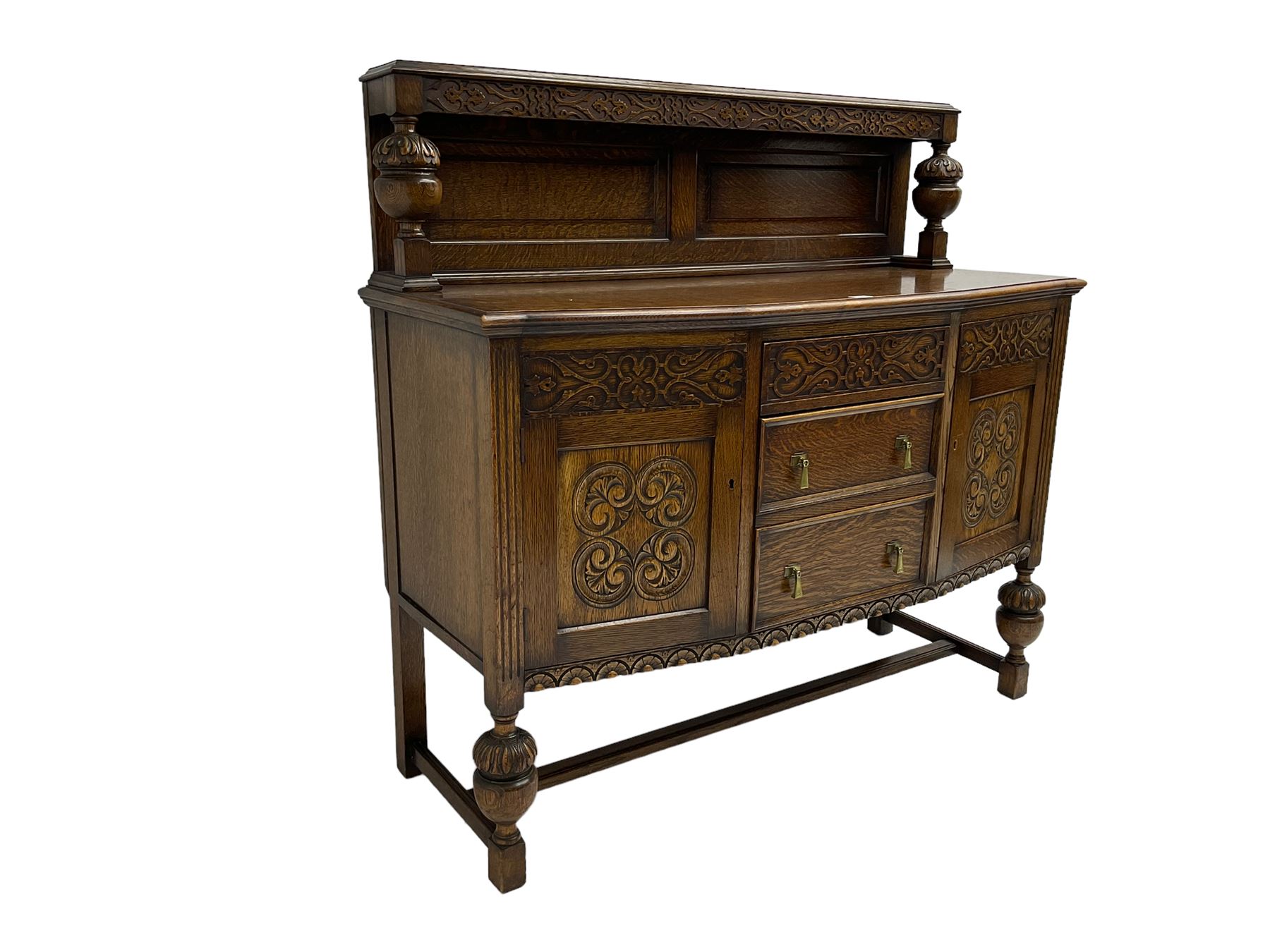 Early 20th century oak sideboard - Image 3 of 6