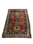 Turkish red ground rug