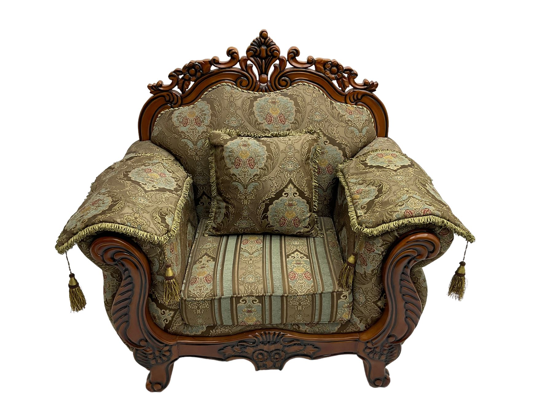 Italian Baroque design armchair - Image 6 of 6