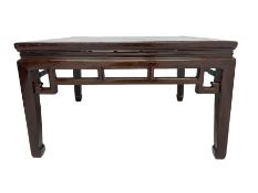 Early 20th century Chinese lacquered hardwood low table