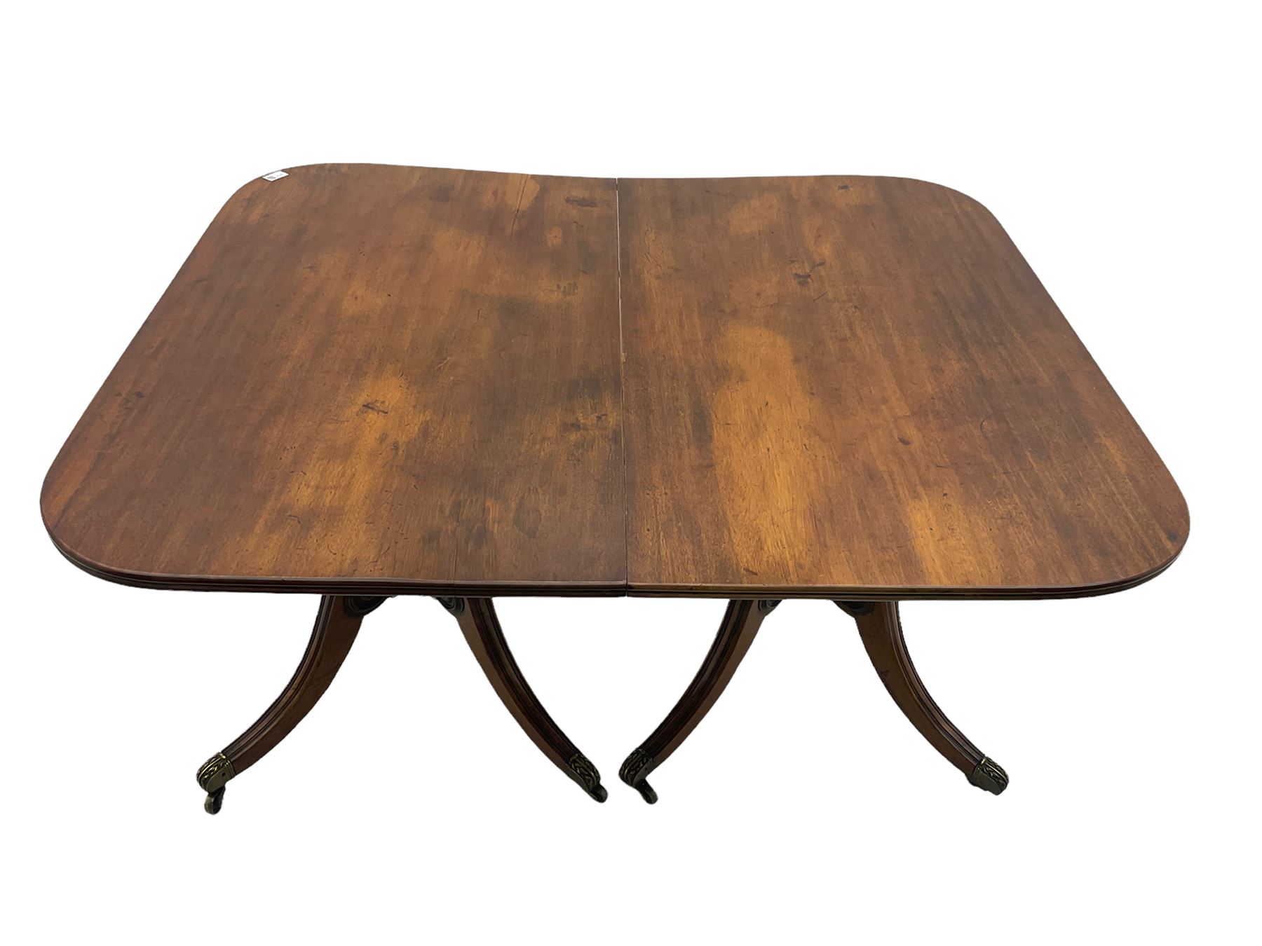 Early 19th century mahogany extending dining table - Image 8 of 9