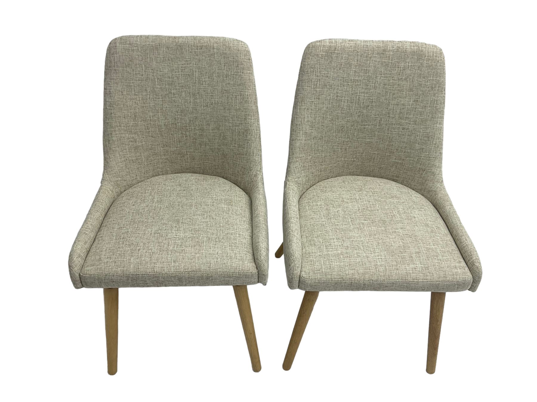 Pair contemporary side chairs - Image 2 of 7