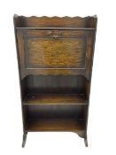 Early 20th century oak fall front bureau