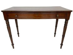 Early 19th century mahogany side table