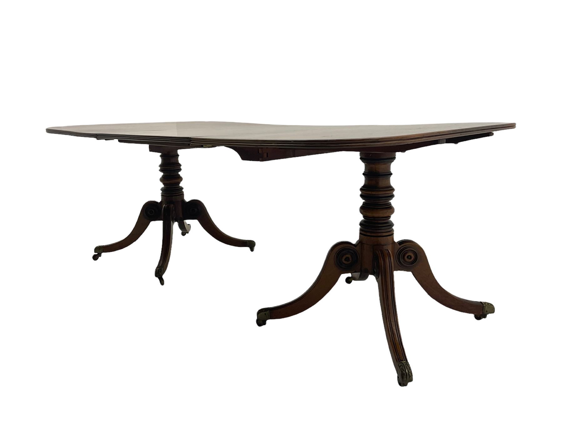 Early 19th century mahogany extending dining table - Image 2 of 9