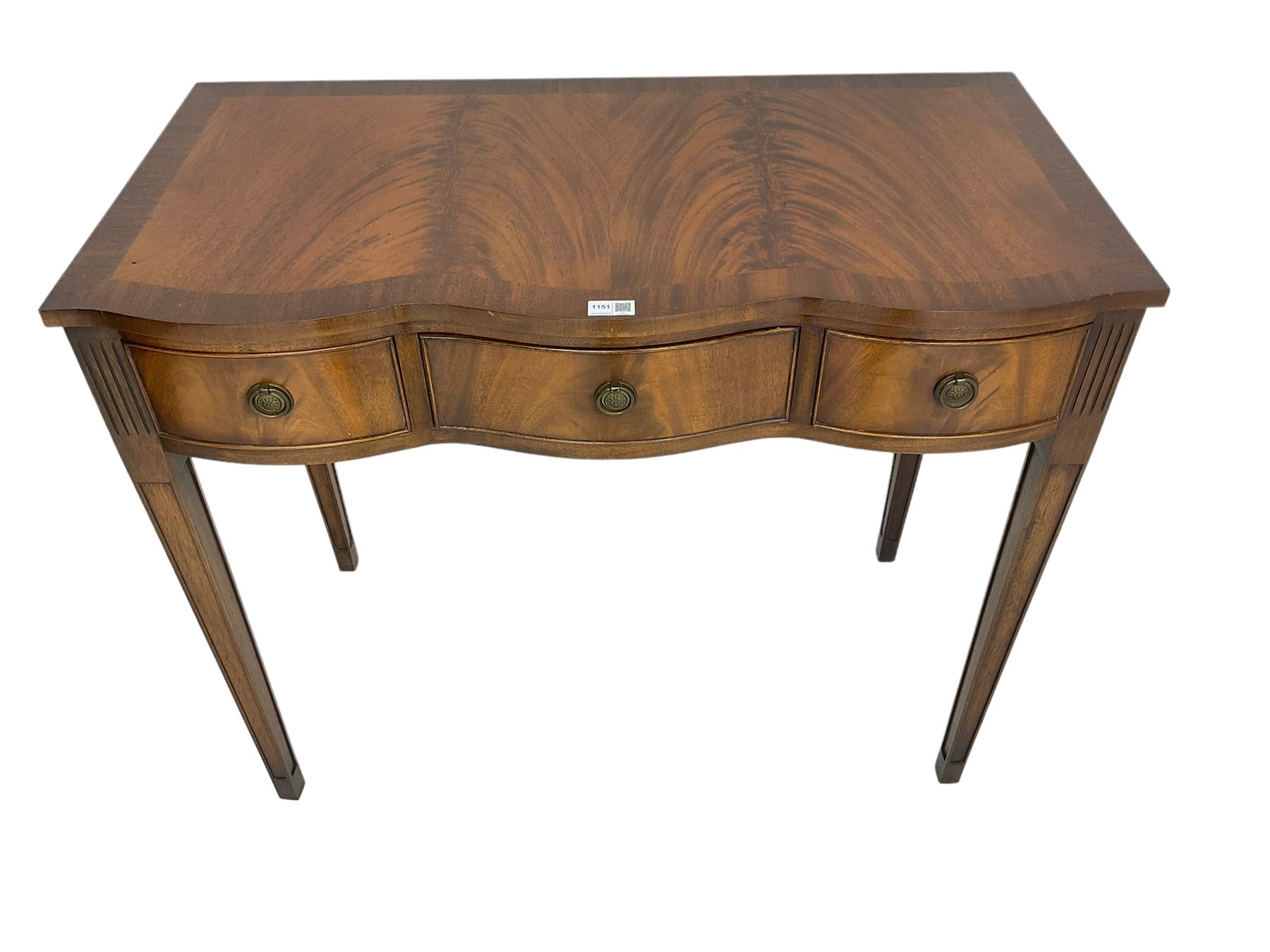 Hunter & Smallpage of York - Georgian design mahogany console table - Image 5 of 6