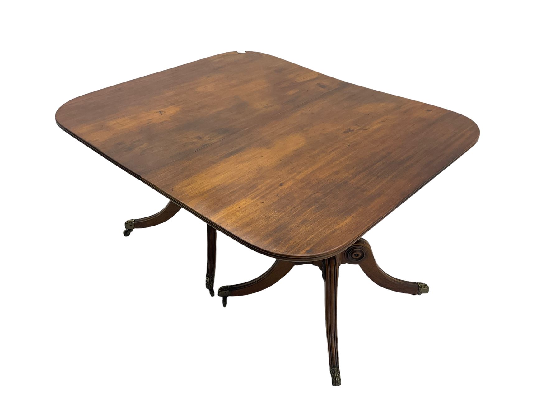 Early 19th century mahogany extending dining table - Image 9 of 9