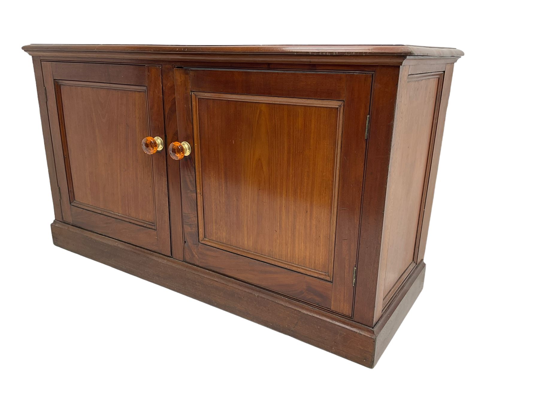 19th century mahogany plate warmer cupboard - Image 6 of 6