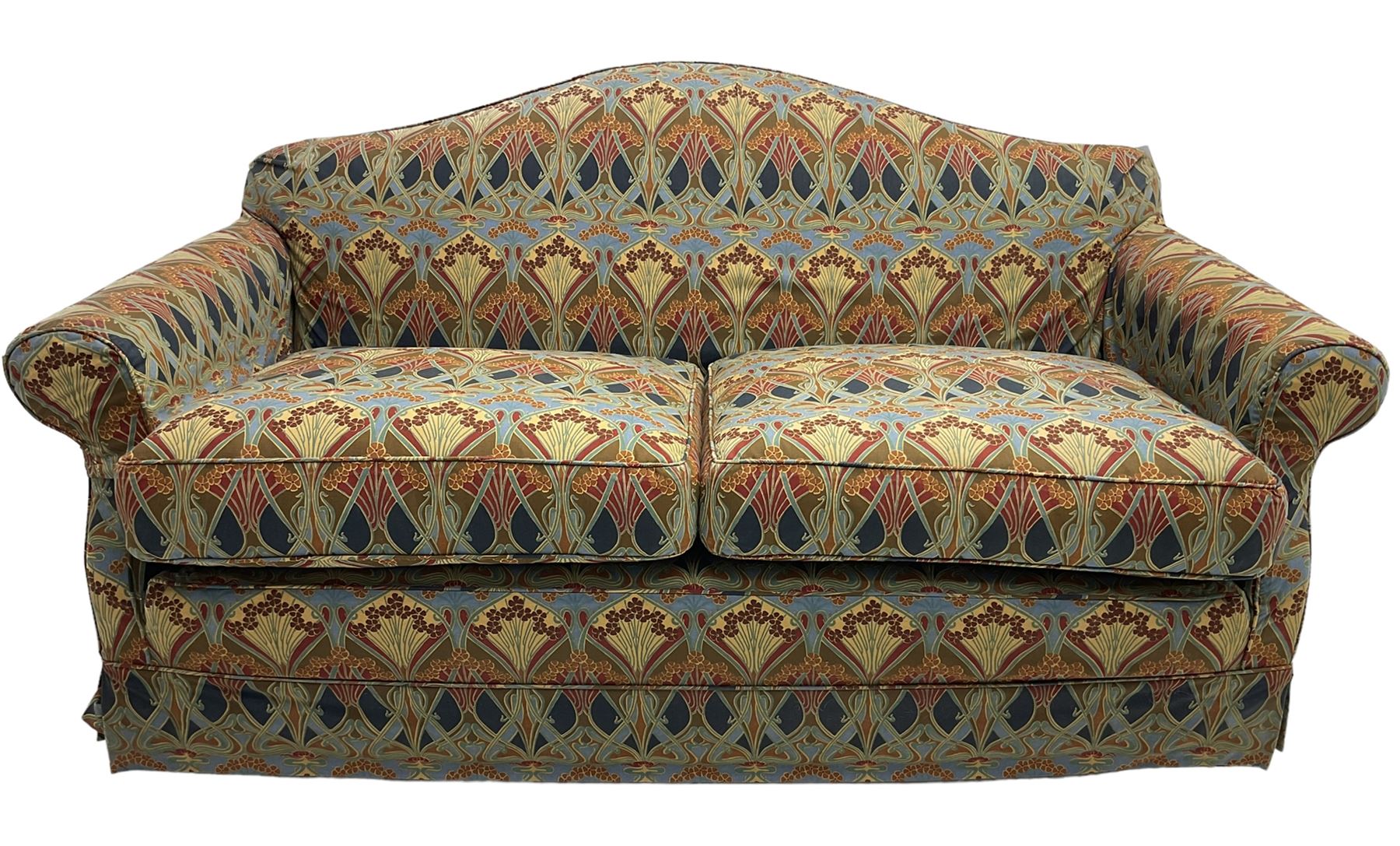 Two seat traditional shape sofa
