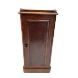 Victorian mahogany bedside cabinet