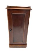 Victorian mahogany bedside cabinet