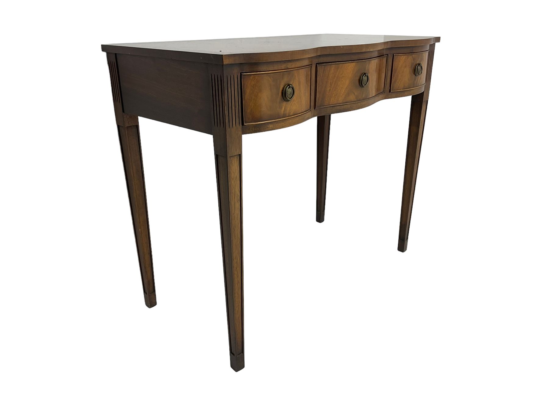 Hunter & Smallpage of York - Georgian design mahogany console table - Image 6 of 6