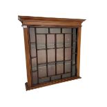 Early 20th century mahogany wall hanging cabinet