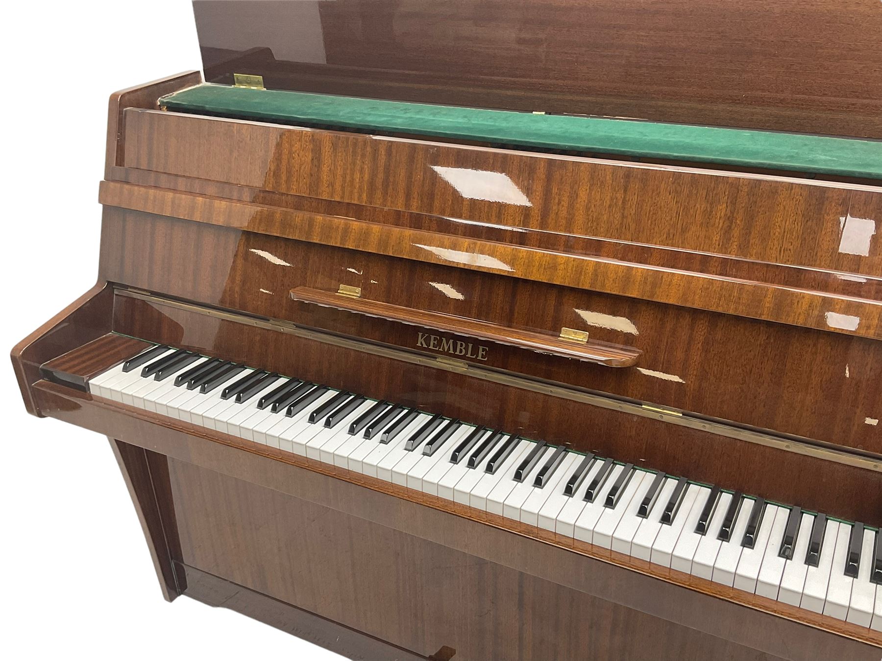 Kemble - upright piano in lacquered mahogany case - Image 5 of 9